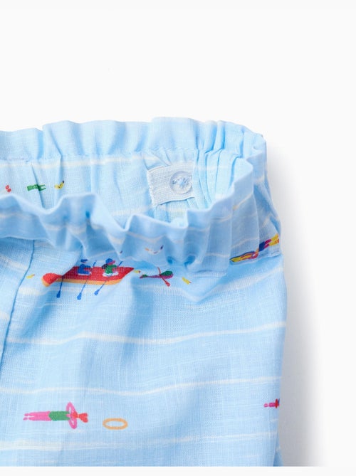 Pantalón corto de algodón con estampado Carolina Celas x Zippy - Kiabi Pantalón corto de algodón con estampado Carolina Celas x Zippy - Kiabi
