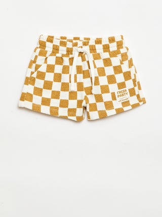 Pantalón corto de baby terry