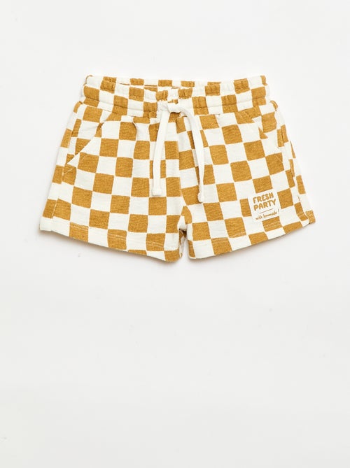 Pantalón corto de baby terry - Kiabi