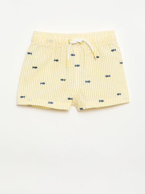 Pantalón corto de baño estampado - Kiabi