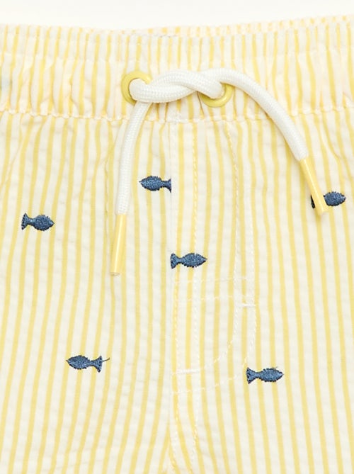 Pantalón corto de baño estampado - Kiabi