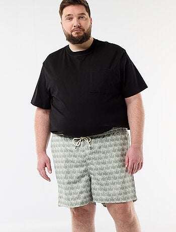 Pantalón corto de baño estampado