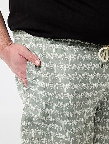 Pantalón corto de baño estampado
