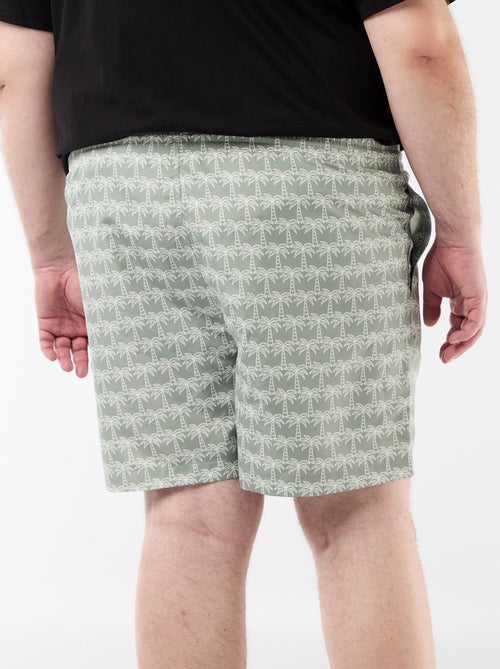 Pantalón corto de baño estampado - Kiabi