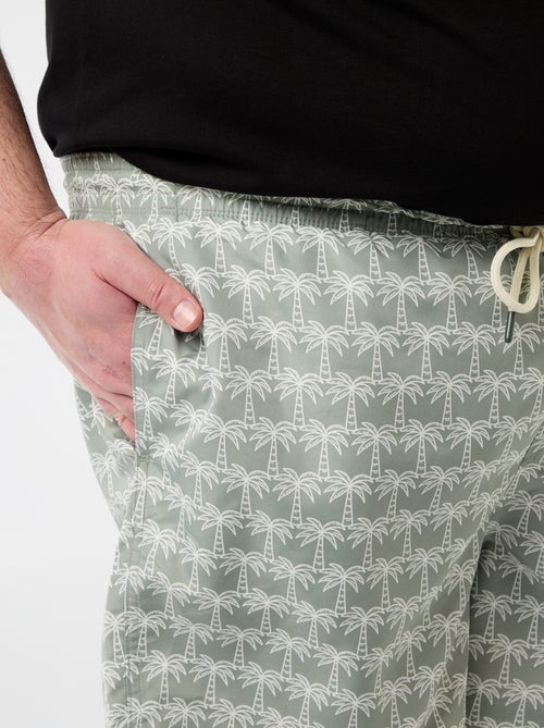 Pantalón corto de baño estampado - Kiabi