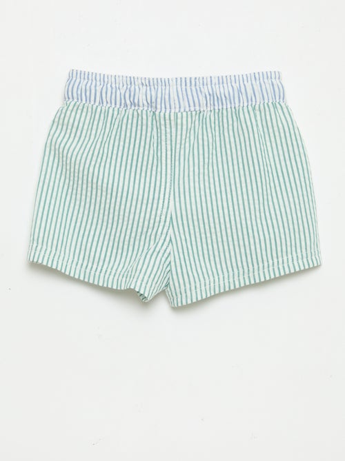 Pantalón corto de baño estampado - Kiabi