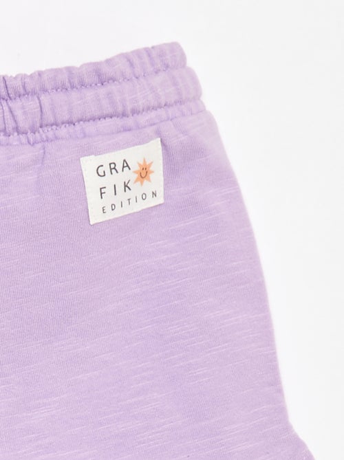 Pantalón corto de chándal - Grafik Edition - Kiabi