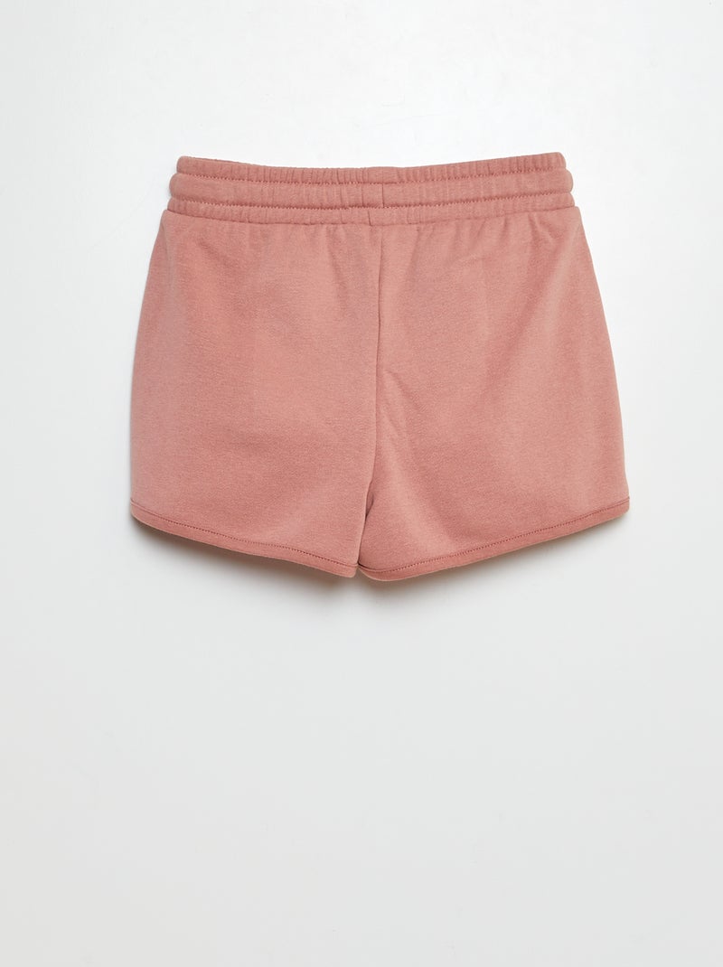 Pantalón corto de chándal fino ROSA - Kiabi