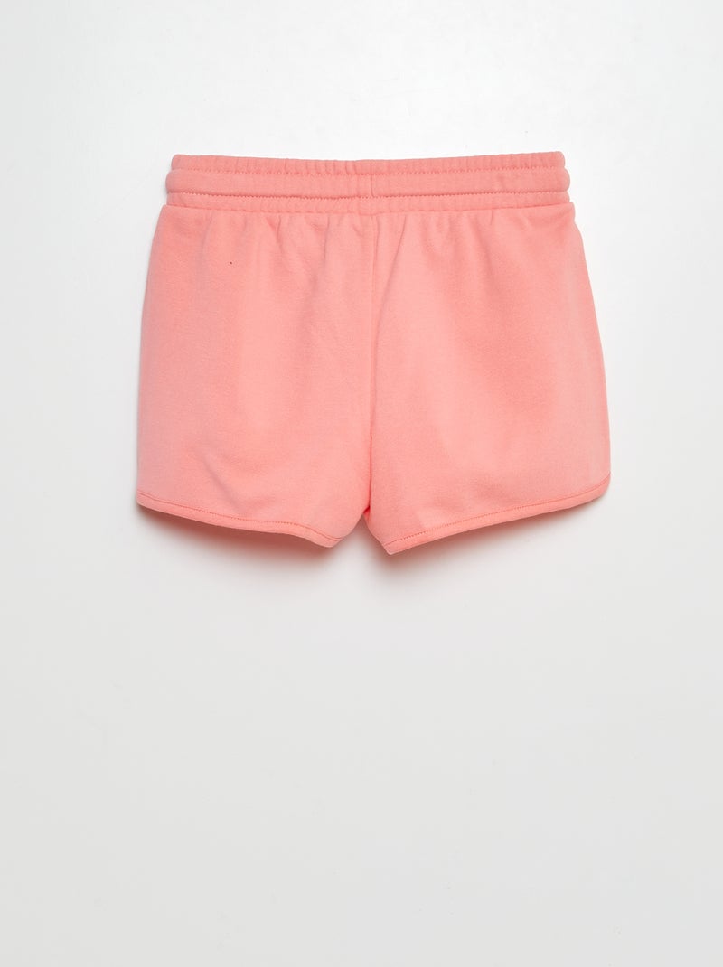 Pantalón corto de chándal fino ROSA - Kiabi