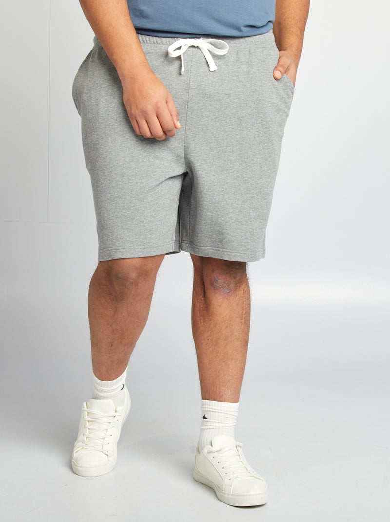 Pantalón corto de chándal GRIS - Kiabi