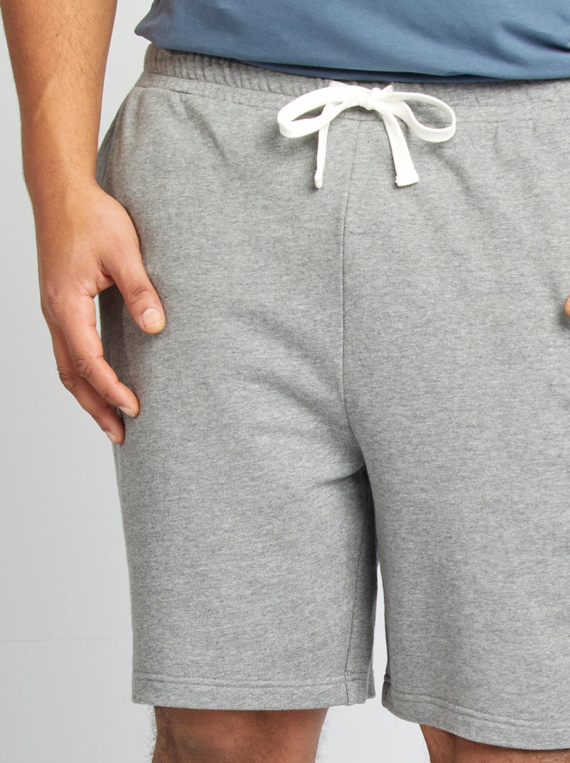 Pantalón corto de chándal GRIS - Kiabi