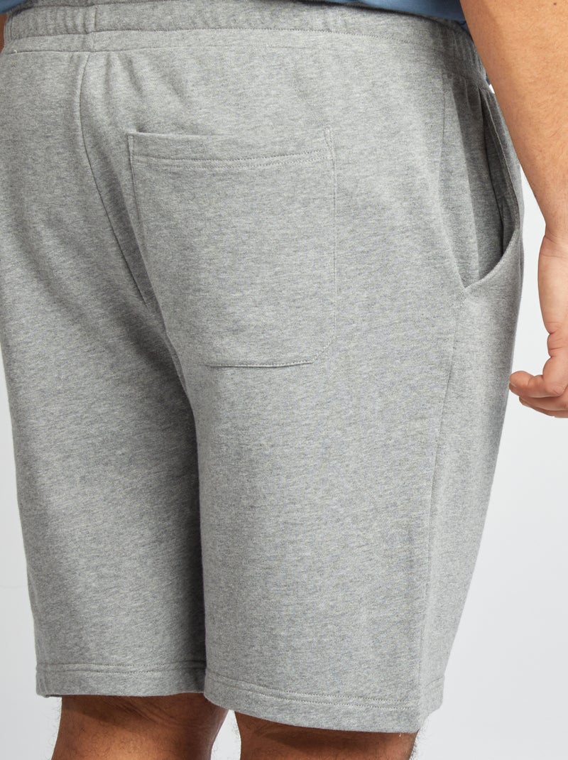 Pantalón corto de chándal GRIS - Kiabi