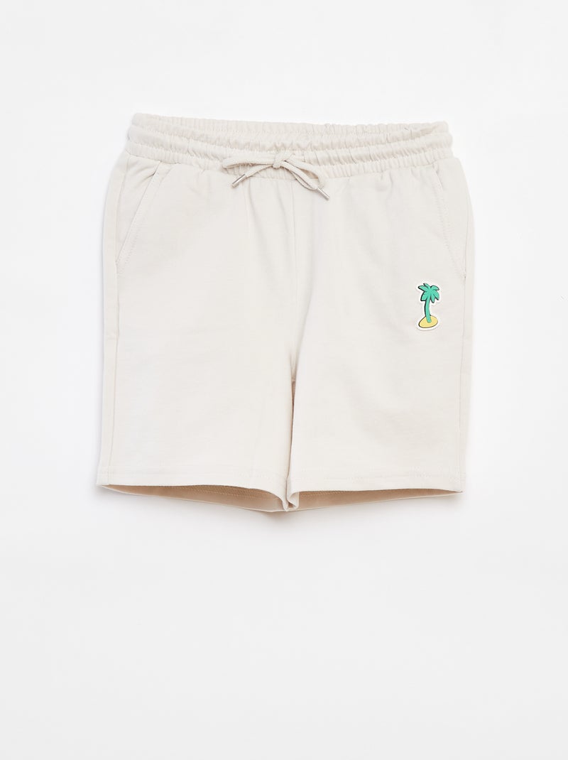 Pantalón corto de chándal ligero Blanco - Kiabi