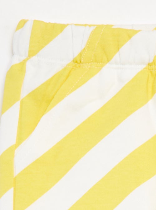 Pantalón corto de chándal ligero con estampado - Kiabi