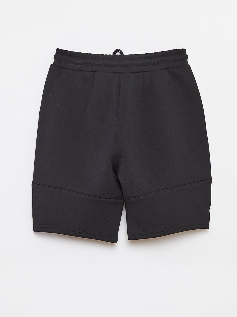 Pantalón corto de chándal ligero estilo baloncesto negro - Kiabi