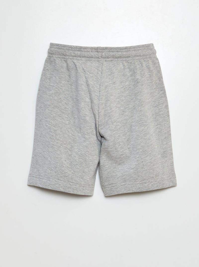 Pantalón corto de chándal ligero GRIS - Kiabi