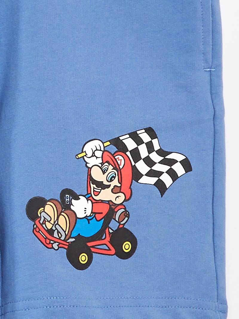 Pantalón corto de chándal ligero 'Mario Kart' 'Nintendo' AZUL - Kiabi