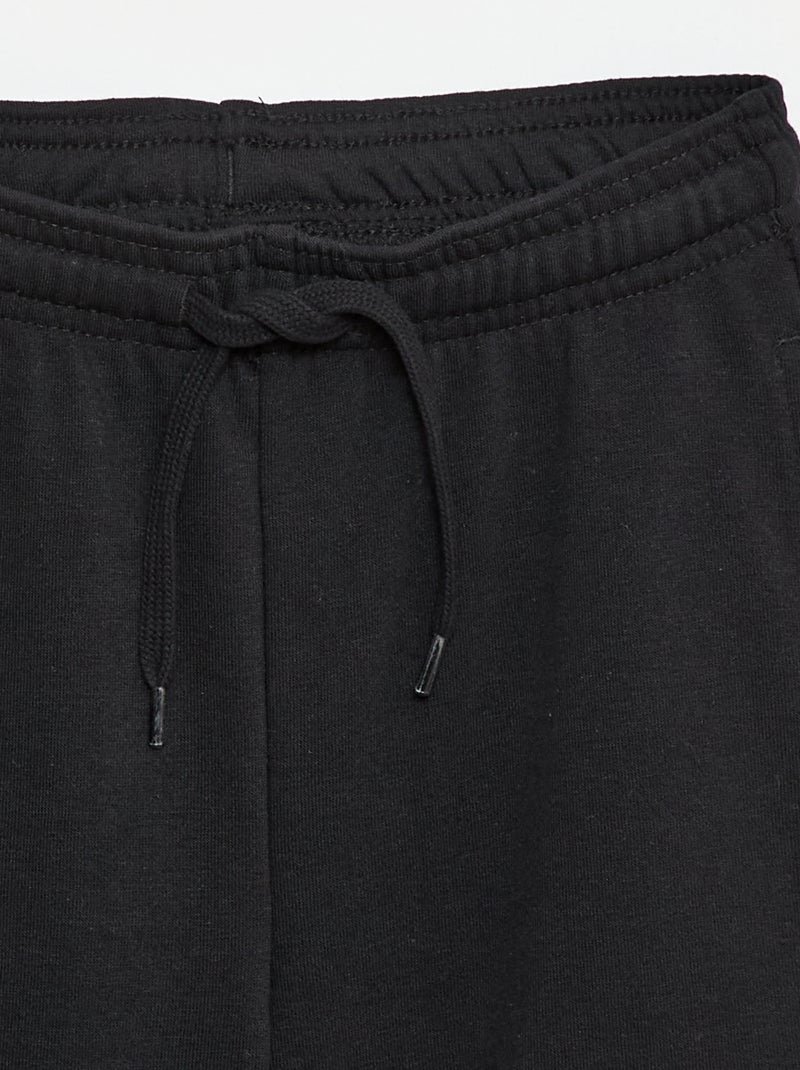 Pantalón corto de chándal ligero Negro - Kiabi