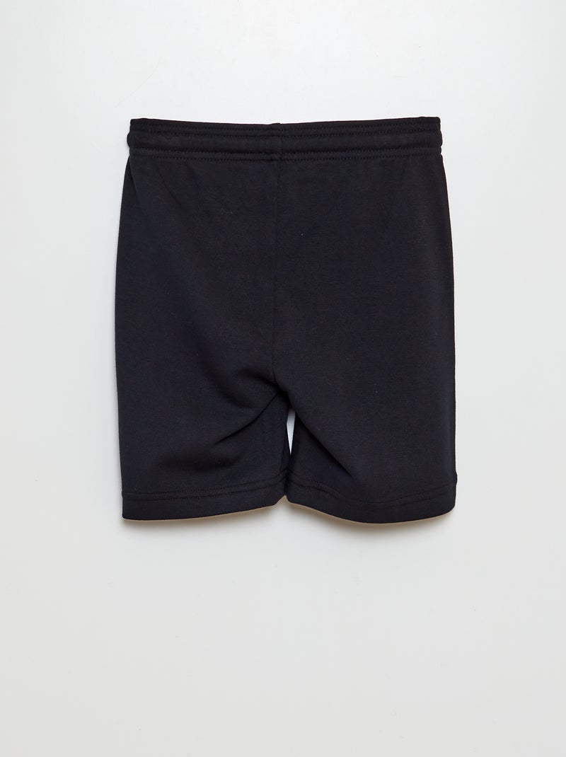 Pantalón corto de chándal ligero negro - Kiabi