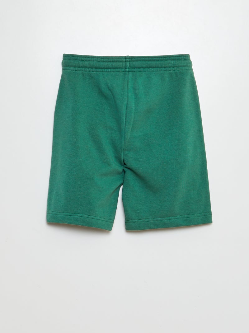 Pantalón corto de chándal ligero verde - Kiabi