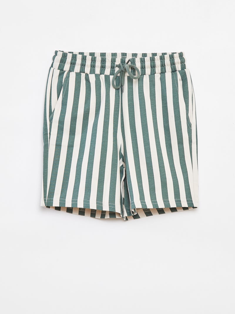 Pantalón corto de chándal ligero Verde - Kiabi