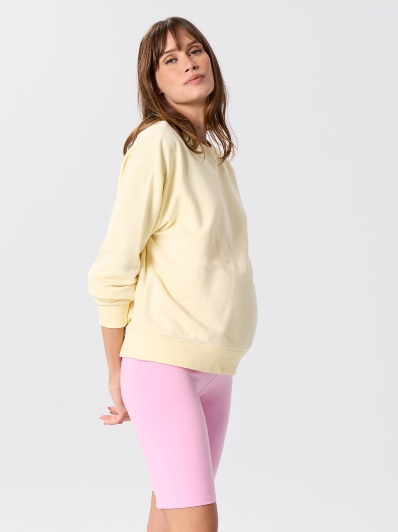 Pantalón corto de ciclista premamá Rosa - Kiabi