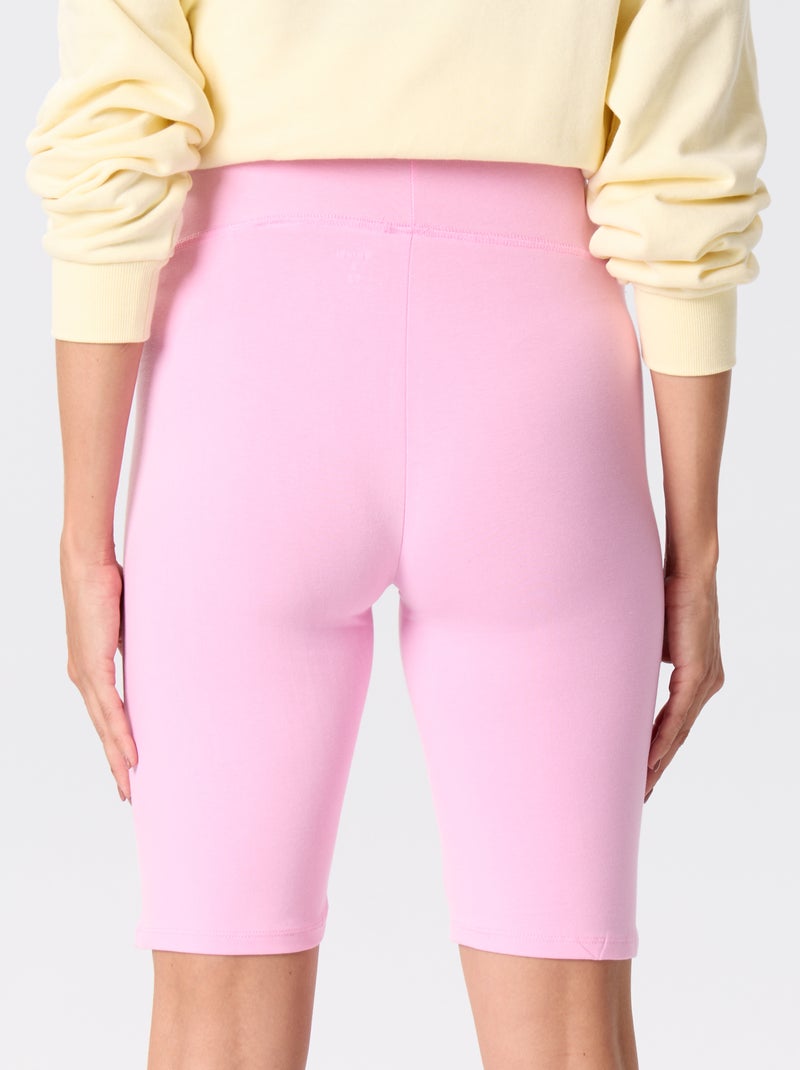 Pantalón corto de ciclista premamá Rosa - Kiabi