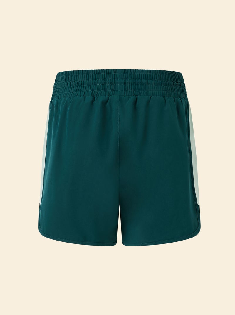 Pantalón corto de deporte color block - (ekstract) Verde - Kiabi