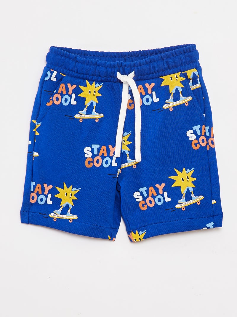 Pantalón corto de fantasía  - Grafik Edition Azul - Kiabi