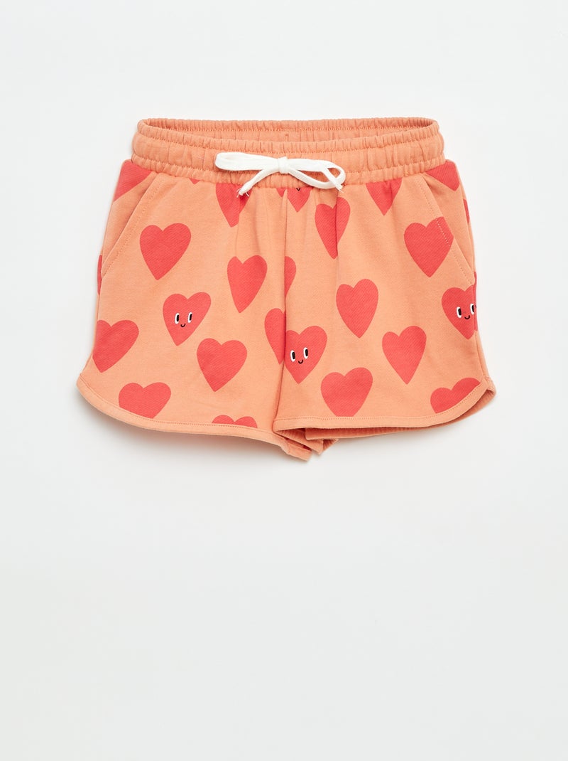 Pantalón corto de fantasía  - Grafik Edition Naranja - Kiabi