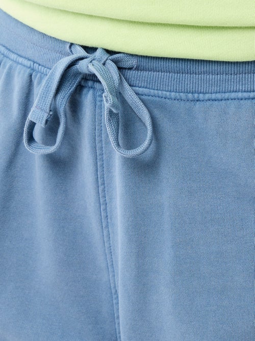 Pantalón corto de felpa liso - Kiabi