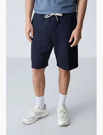 Pantalón corto de felpa para hombre de mezcla de algodón tommy