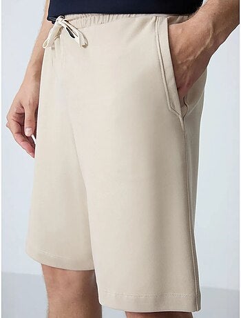 Pantalón corto de felpa para hombre de mezcla de algodón tommy