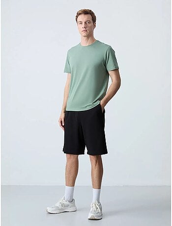 Pantalón corto de felpa para hombre de mezcla de algodón tommy