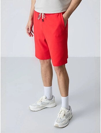 Pantalón corto de felpa para hombre de mezcla de algodón tommy