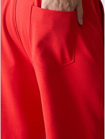 Pantalón corto de felpa para hombre de mezcla de algodón tommy