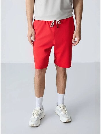 Pantalón corto de felpa para hombre de mezcla de algodón tommy
