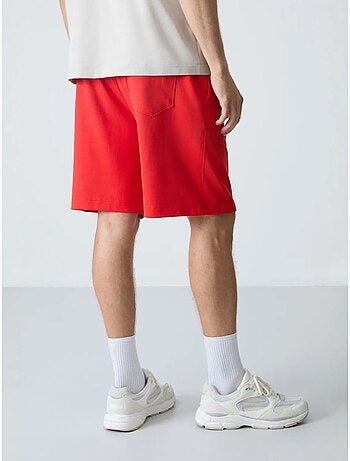 Pantalón corto de felpa para hombre de mezcla de algodón tommy