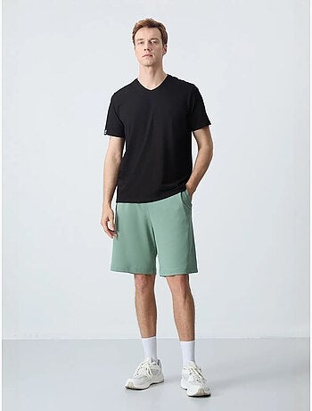 Pantalón corto de felpa para hombre de mezcla de algodón tommy