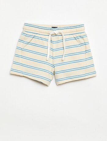 Pantalón corto de felpa sin cepillar