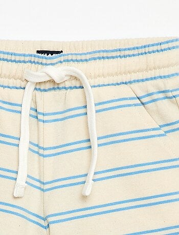 Pantalón corto de felpa sin cepillar