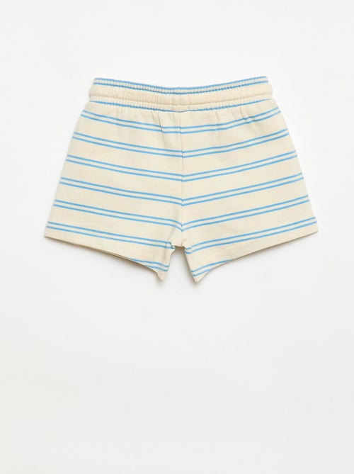 Pantalón corto de felpa sin cepillar - Kiabi