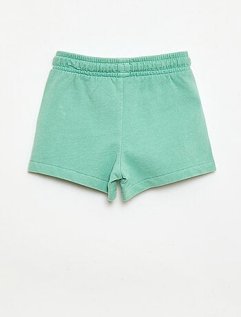 Pantalón corto de felpa sin cepillar