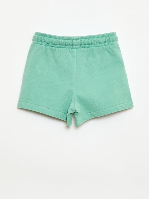 Pantalón corto de felpa sin cepillar - Kiabi