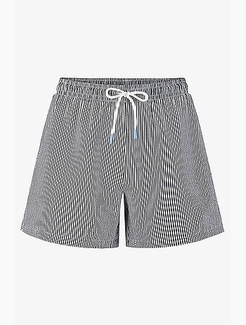 Pantalón corto de hombre con rayas tissue penti