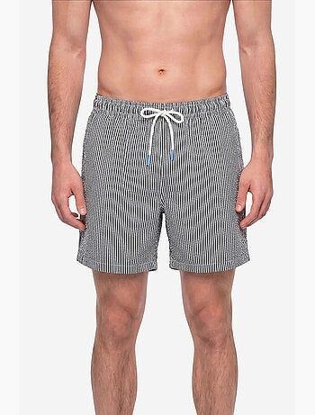 Pantalón corto de hombre con rayas tissue penti