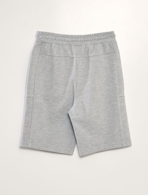 Pantalón corto de jogging de piqué - Kiabi