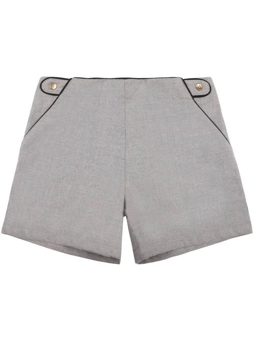 Pantalón Corto de Lana Gris para Niña | POUPETTE - Kiabi