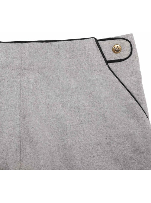 Pantalón Corto de Lana Gris para Niña | POUPETTE - Kiabi