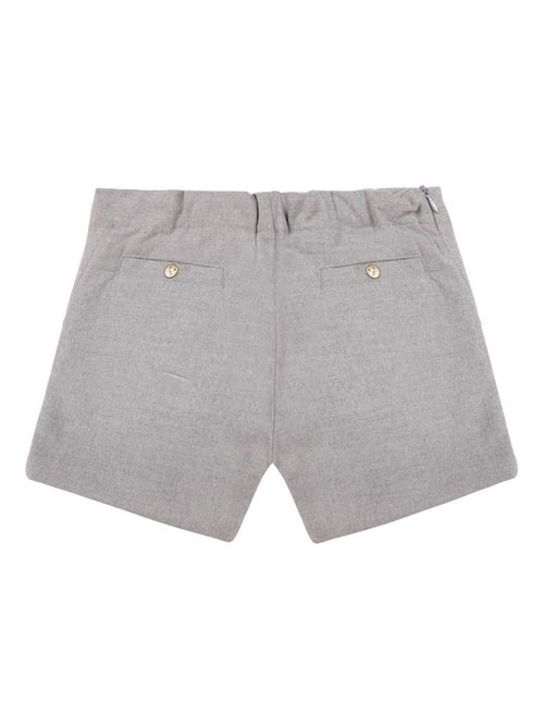Pantalón Corto de Lana Gris para Niña | POUPETTE - Kiabi
